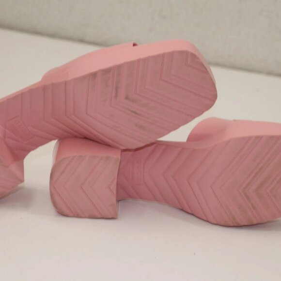 Gucci Rubber Platform Slide Sandals Wild Rose Women's EU 41 US 11 - Pink - Picture 11 of 16